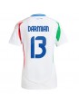 Italia Matteo Darmian #13 Vieraspaita Naisten EM-Kisat 2024 Lyhythihainen